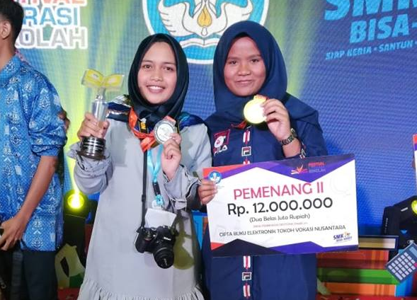 SMKN 2 Padang Panjang Raih Juara Lomba Cipta Buku Elektronik